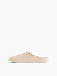 Vegan Suede Clogs - Cobblestone beige — view 4