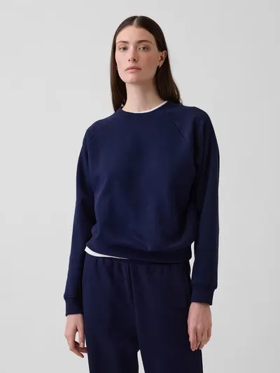VintageSoft Raglan Sweatshirt - Navy blue