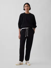VintageSoft Terry Raglan Sweatshirt - True black — view 5