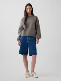 VintageSoft Wedge Crew Sweatshirt - Castor grey — view 2