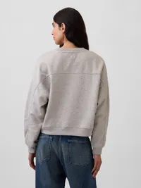 VintageSoft Wedge Crew Sweatshirt - Light heather grey — view 2