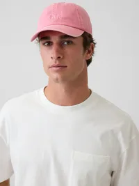 Washed Logo Baseball Hat - Elle pink — view 2