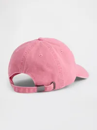 Washed Logo Baseball Hat - Elle pink — view 3