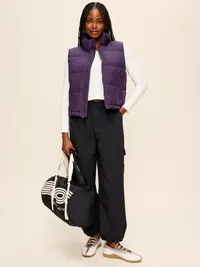 Water-Resistant Puffer Vest - Nebula — view 3