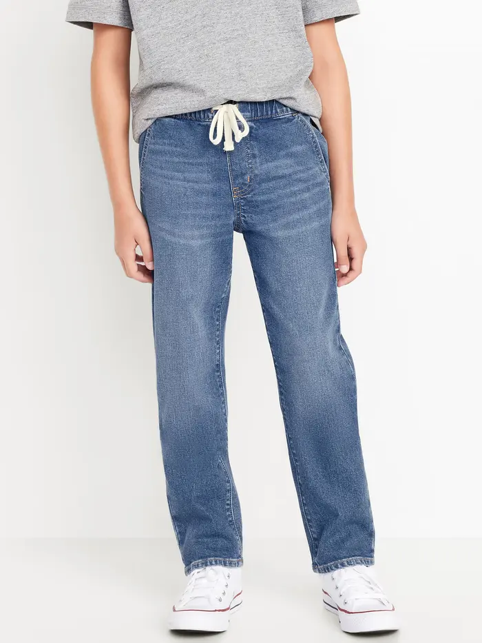 Wow Pull-On Straight Leg Jeans for Boys - Medium Wash