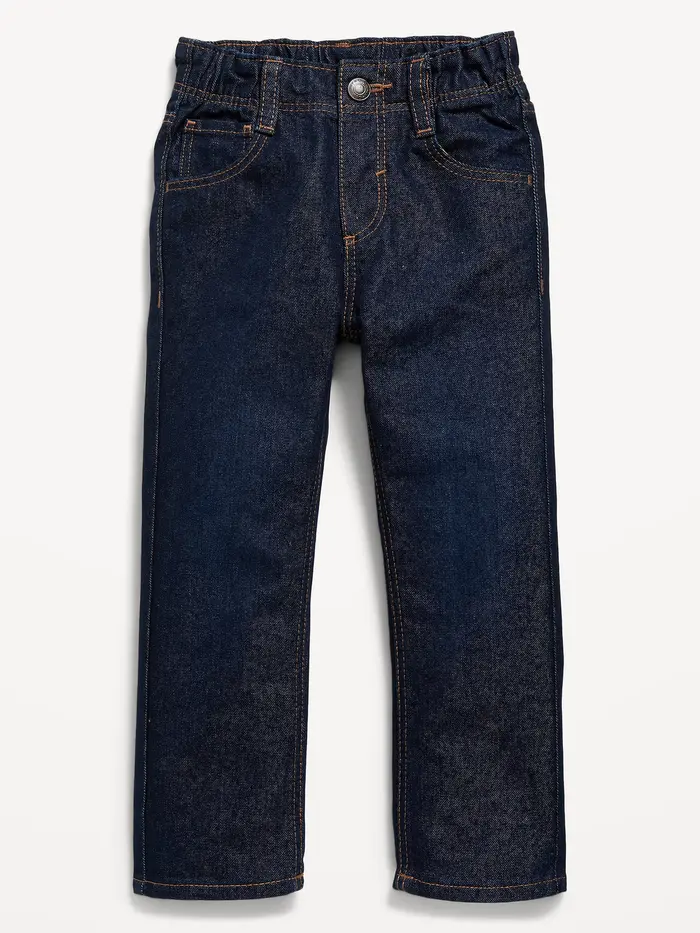 Wow Straight Pull-On Jeans for Toddler Boys - Dark Wash